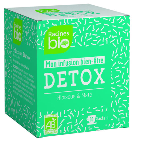 Infusion bien être bio detox 10 sach x 1.6gr