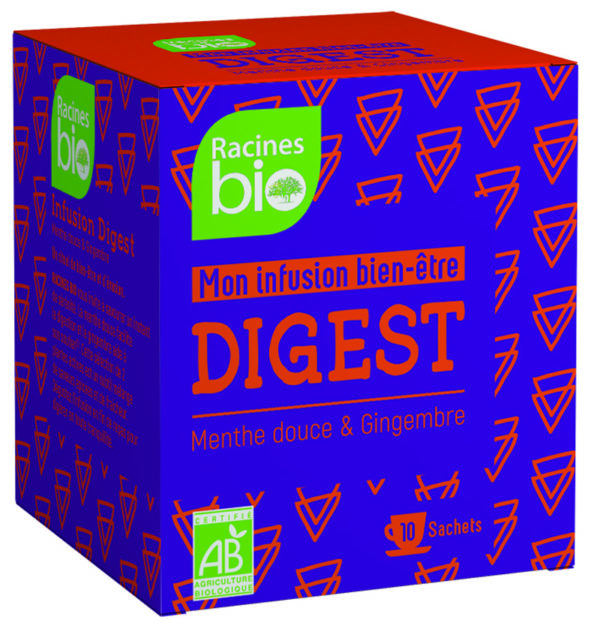 Infusion bien être bio digest 10 sach x 1.6gr
