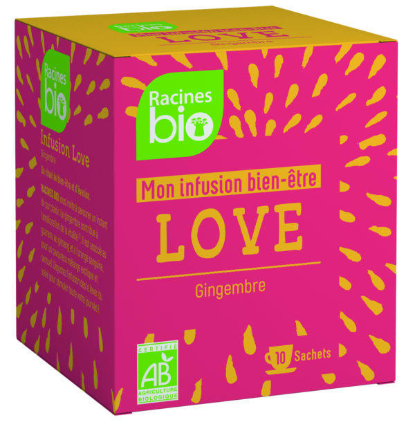 Infusion bien être bio love 10 sach x 1.6gr