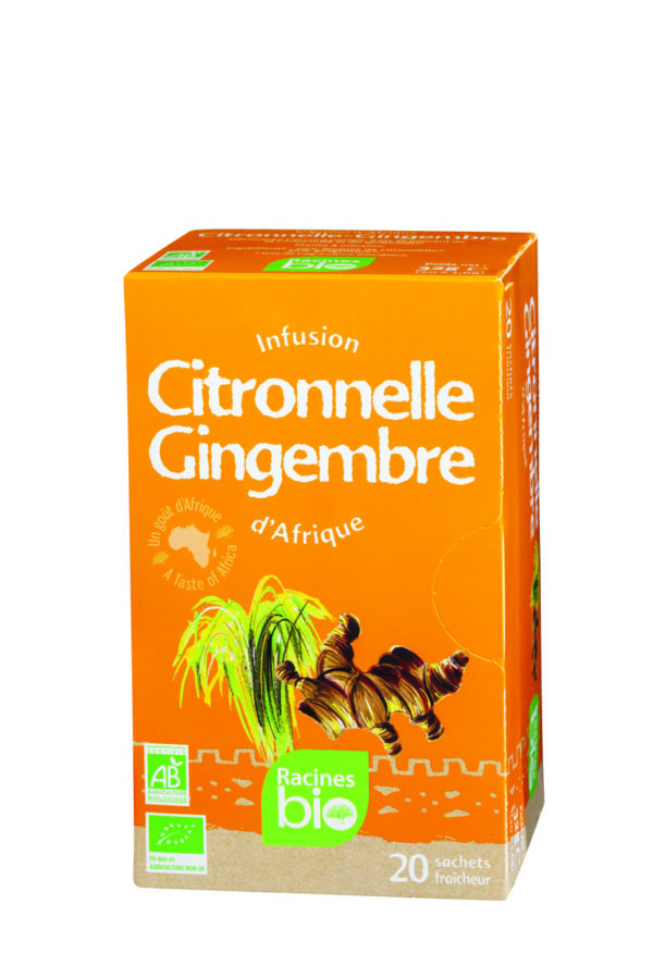 Infusion d'Afrique bio citr. ging 20 sach x 1.6gr