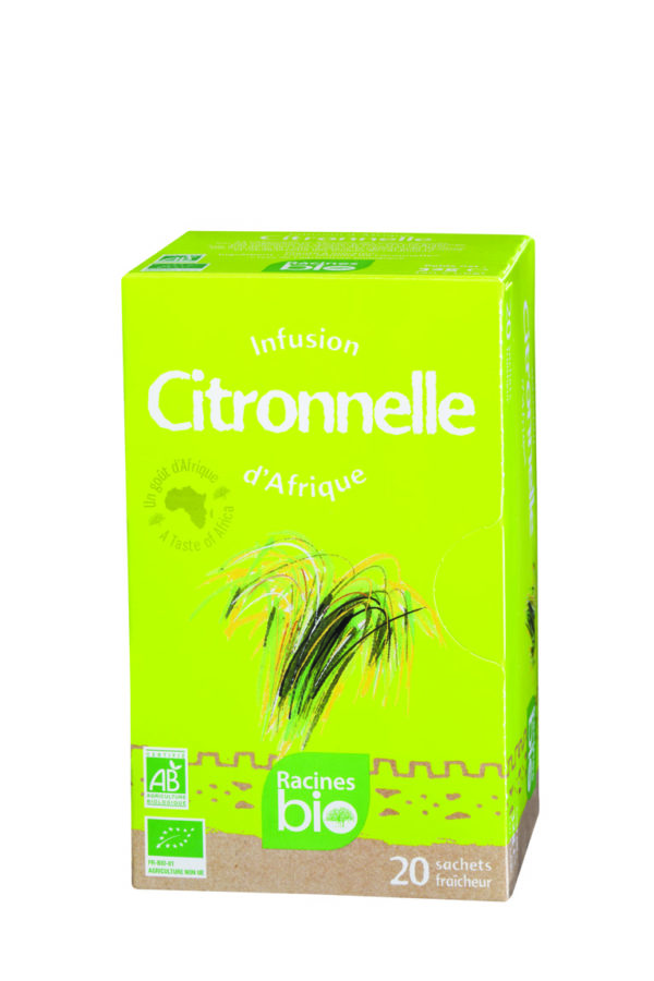 Infusion d'Afrique bio citronnelle 20 sach x 1.6gr