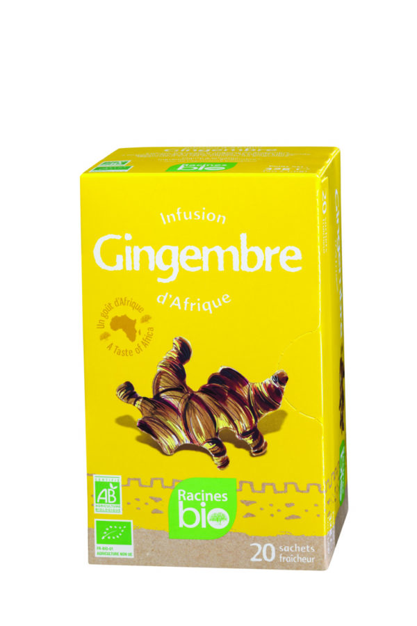 Infusion d'Afrique bio gingembre 20 sach x 1.6gr