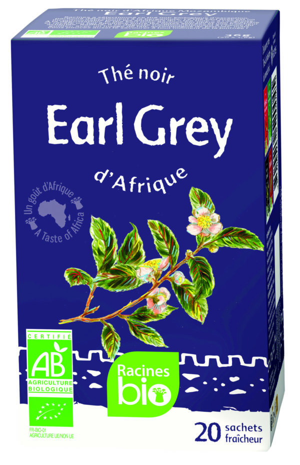 Thé noir earl grey bio20 sach x 1.6gr