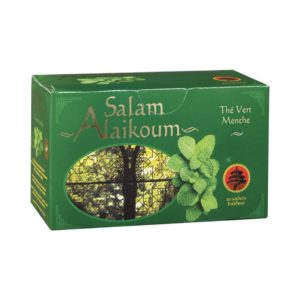 Thé vert gunpowder salam alaikoum menthe 20 sachets