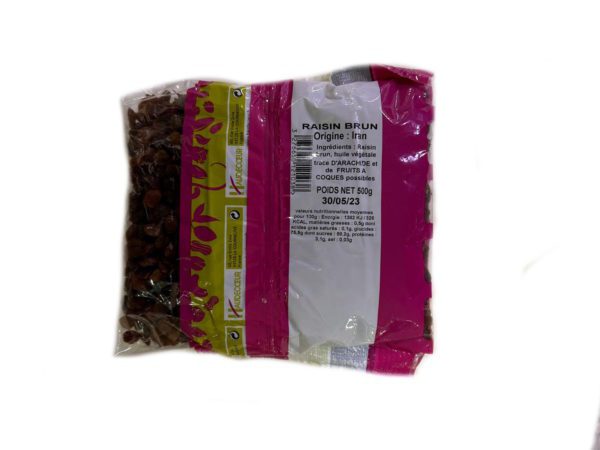 Raisin brun import 500g – Image 2