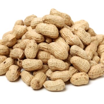 Peanuts,On,White,Background