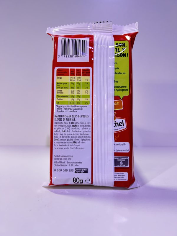 Madeleines longues nature 6x80gr – Image 2