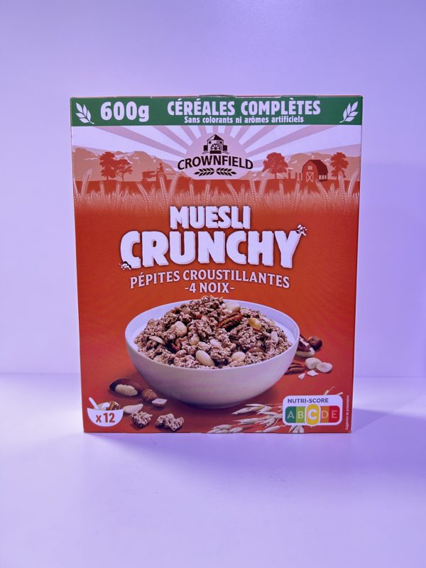 Céréale muesli 4 noix 600gr