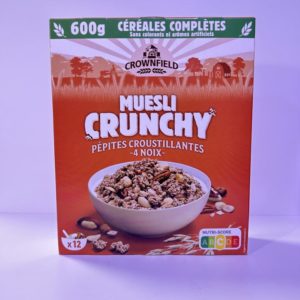 Céréale muesli 4 noix 600gr