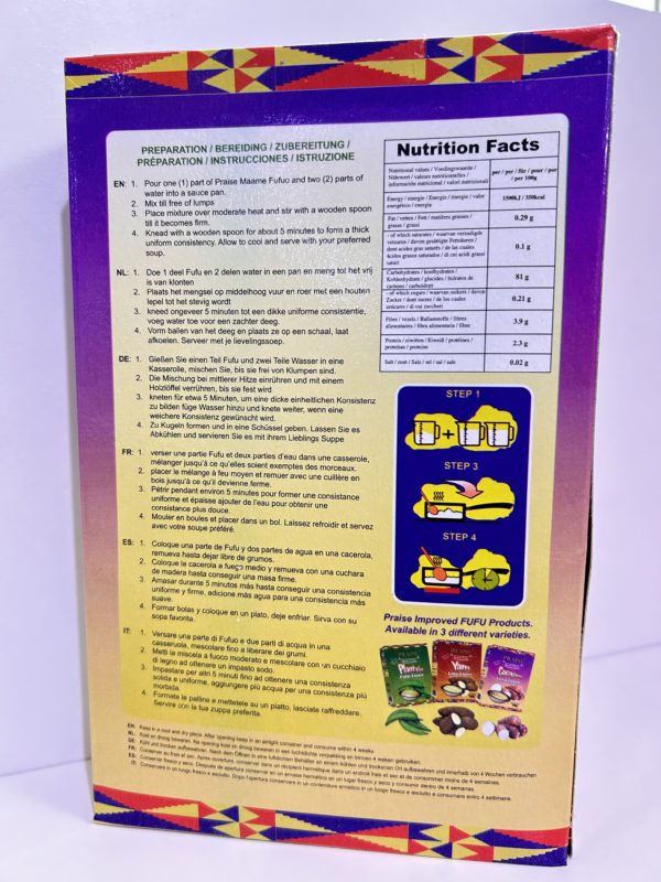 Fufu cocoyam maame fufuo 680gr – Image 2