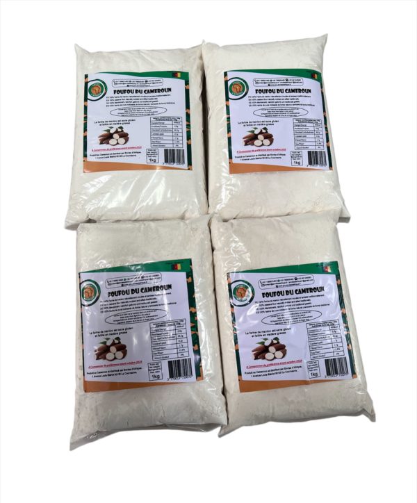 Fufu manioc du CMR 1kg – Image 2