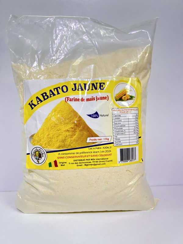 Farine de maïs jaune kabato 1kg