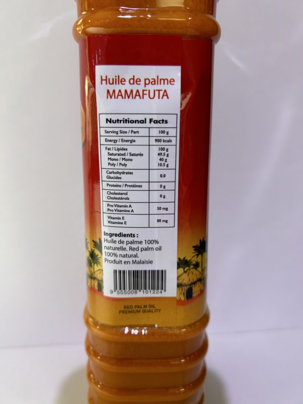 Huile rouge ya Congo Mama Futa 75cl – Image 2