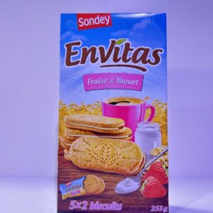 Biscuits fraise yaourt