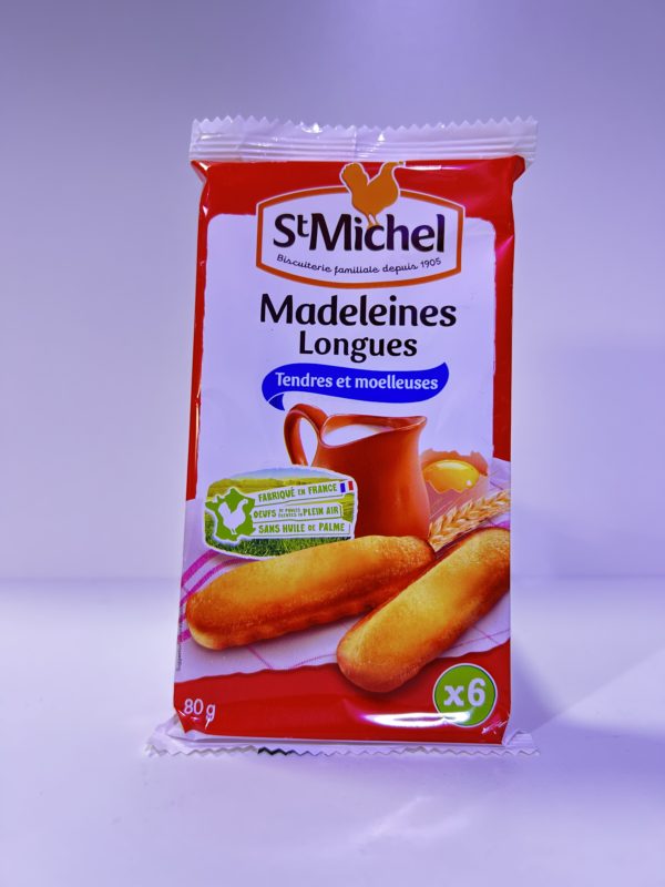 Madeleines longues nature 6x80gr