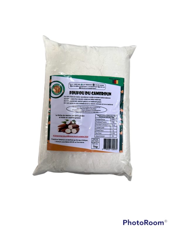 Fufu manioc du CMR 1kg