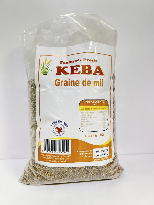Graine de mil Senegal 1kg