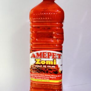 Huile rouge Ghana Amepet zomi 1l