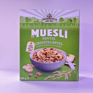 Céréale Muesli raisin-banane-coco-pomme