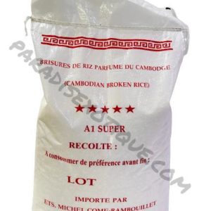 Riz parfumé cassé 2fois Cambodge 18kg éléphant