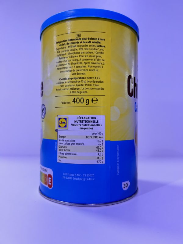 Café au lait chicorée 400gr – Image 2