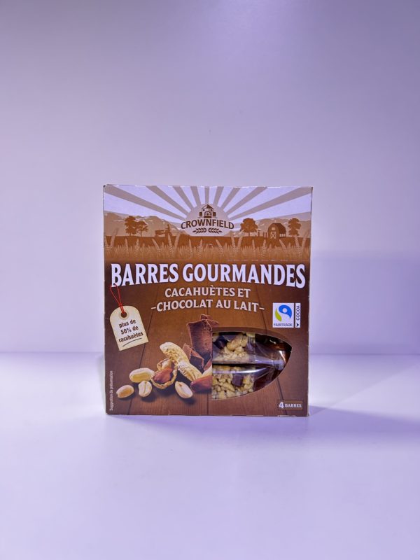 Barre céréale cacahuète choco x4
