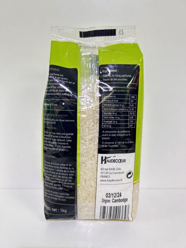 Riz long parfumé Jasmine 1kg – Image 3