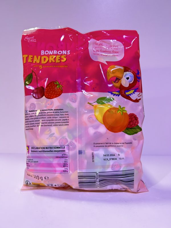 Bonbon tendre multiple saveurs – Image 2