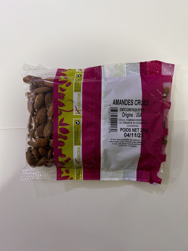 Amande crue décor 250gr – Image 2