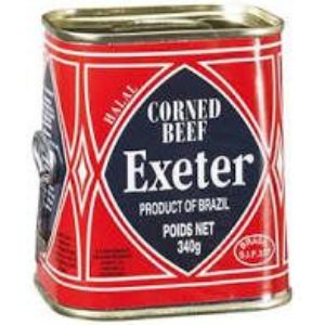 Corned beef exeter halal 198gr