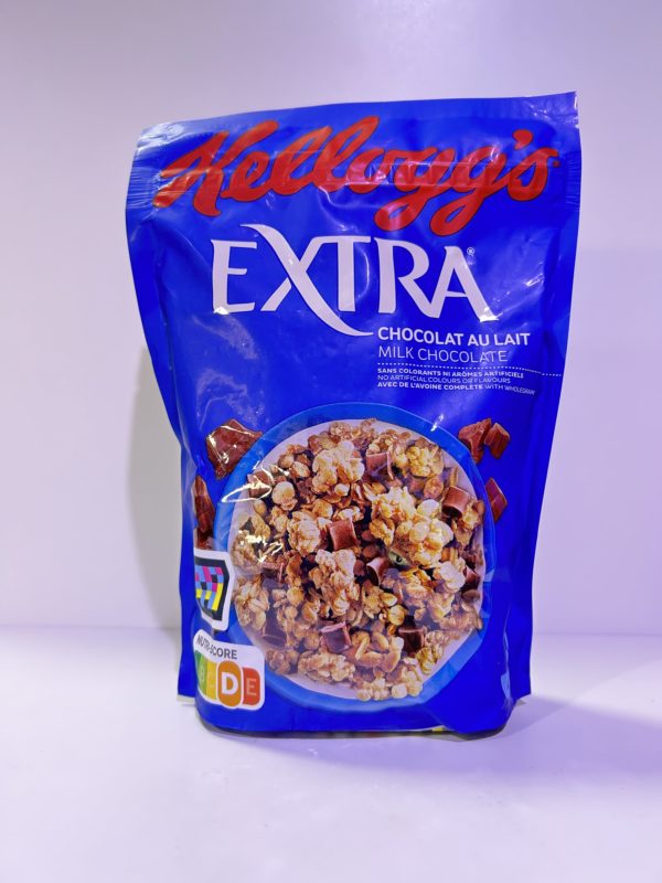 Céréale kelloggs extra choco-lait