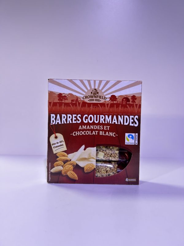 Barre céréale amande choco x4