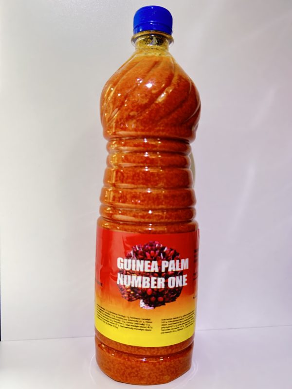 Huile rouge palm de Guinée 1L