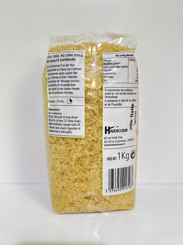 Riz long étuvé supérieur 1kg – Image 2
