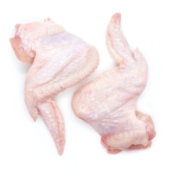 Raw,Chicken,Wings,Isolated,On,White,Background.,Two,Fresh,Chicken