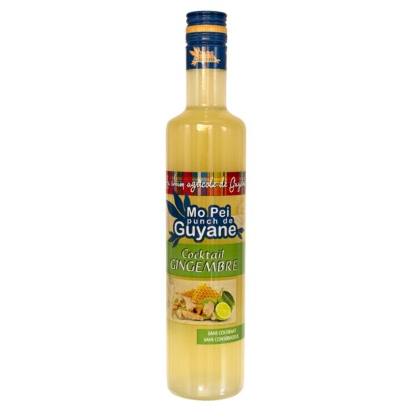 Punch au Gingembre 18° Délices de Guyane 50cl