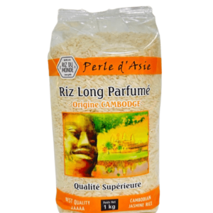 Riz long parfumé Cambodge perle d’Asie 1kg