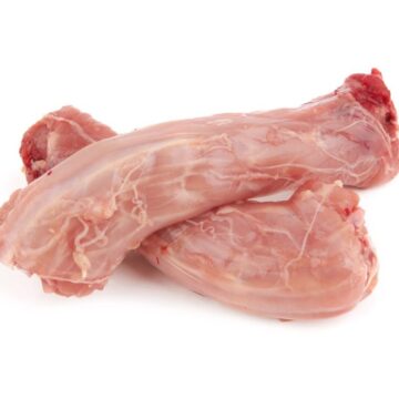 Raw,Chicken,Neck,Isolated,On,White,Background
