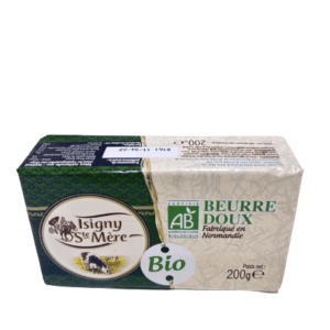 Beurre doux bio 200gr