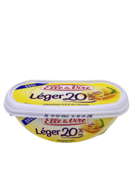 Beurre Elle&vivre léger 20%MG 250gr