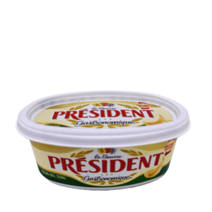 Beurre doux gastronomique président 250gr