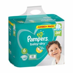 Pampers Baby Dry 6 62 couches