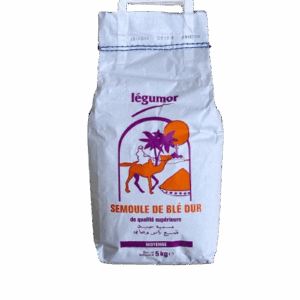 SEMOULE DE BLE MOYENNE LEGUMOR 5KG